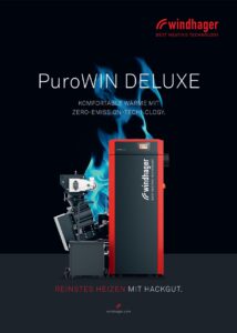 Prospekt Windhager PuroWIN2-Delux Schnitzelheizung